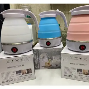 *Foldable Portable Electric Kettle With Silicone Body