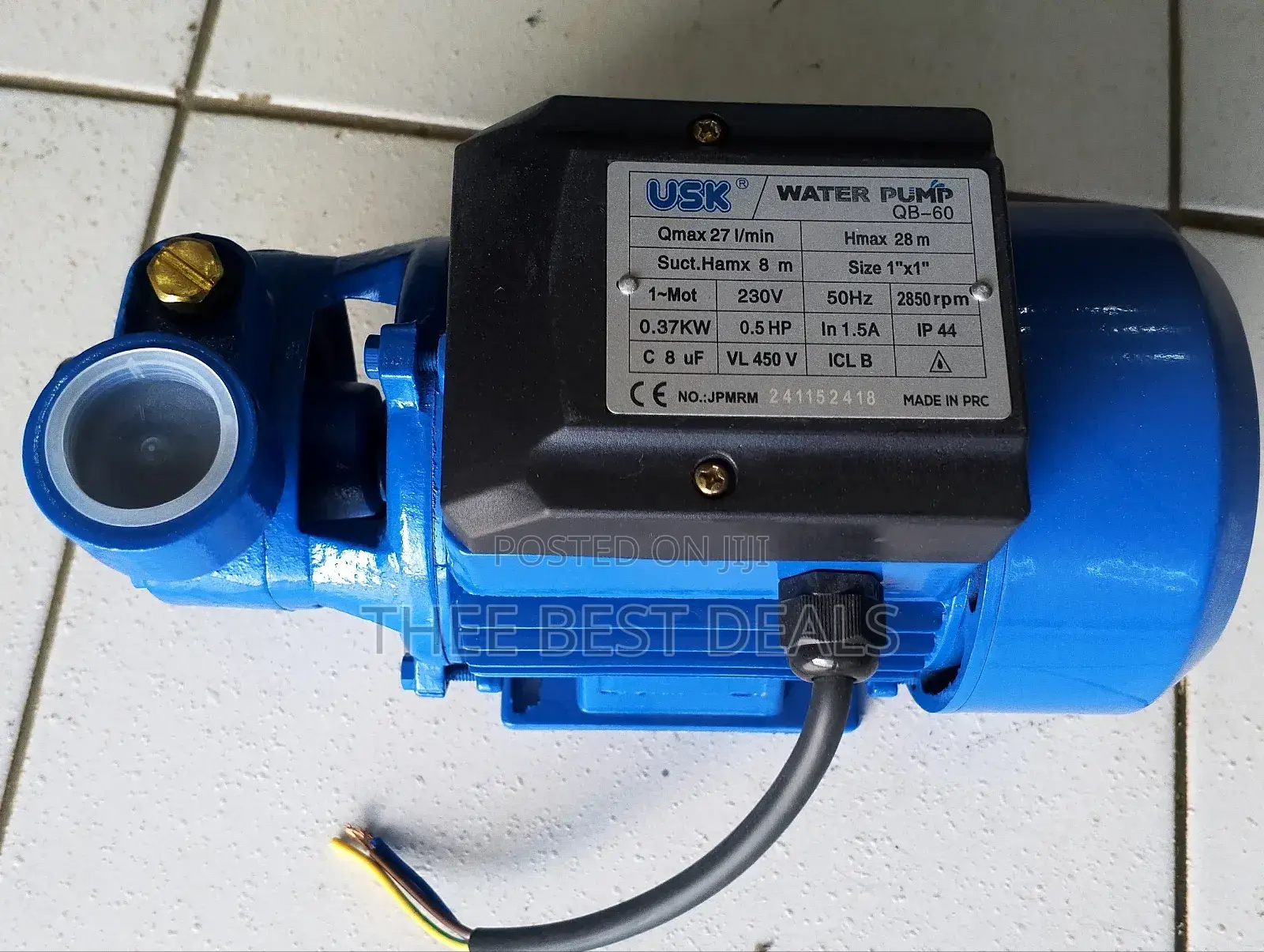 Usk Water Pump Surface Pump Booster Pump (Qb-60)