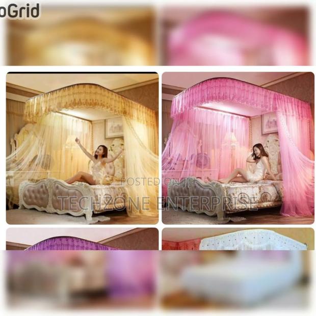 2 Stand Mosquito Net With Rails in Different Colors