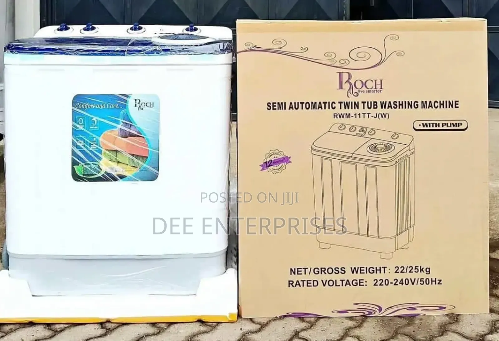 Roch 11kg Twin Tub Washing Machine