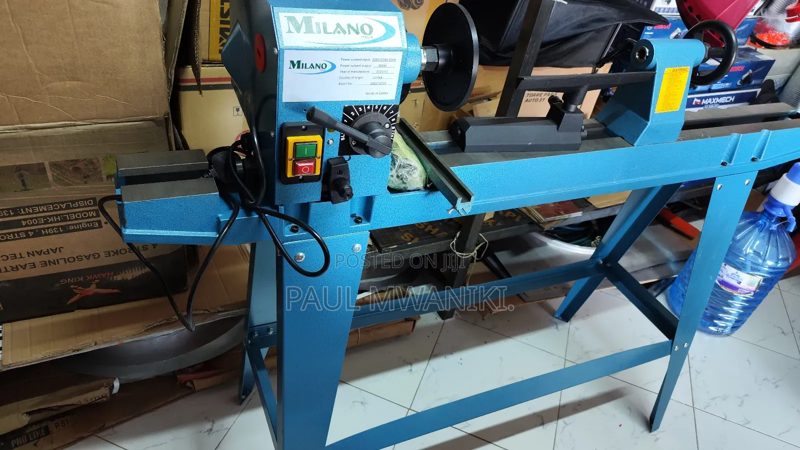 🔥 Milano Italia Wood Lathe – 550w Powerhouse For Prevision 🔥