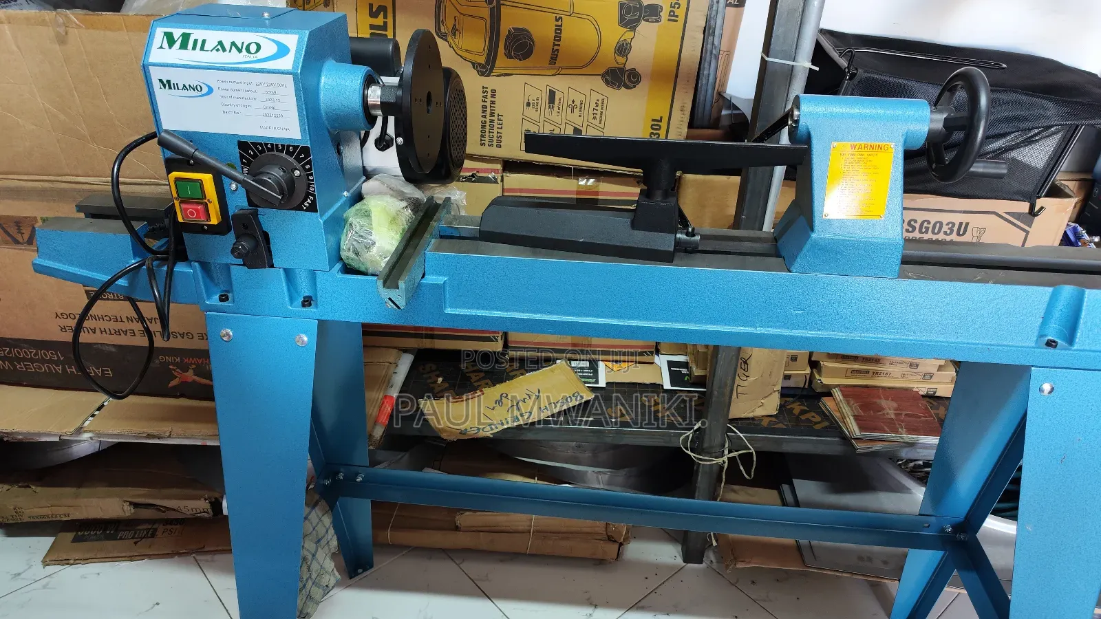 🔥 Milano Italia Wood Lathe – 550w Powerhouse For Prevision 🔥