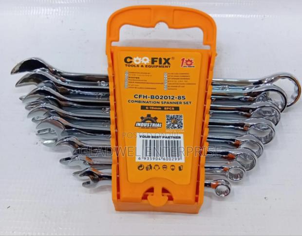 8psc Coofix Spanner Set 6-19 - main view