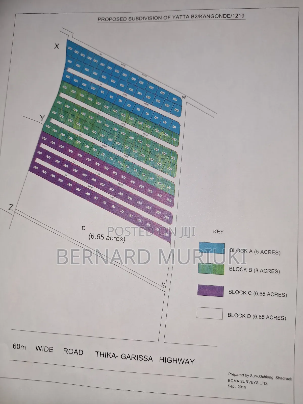 8no Acres at Matuu, Kangode, With Electricity and a Good Access Road