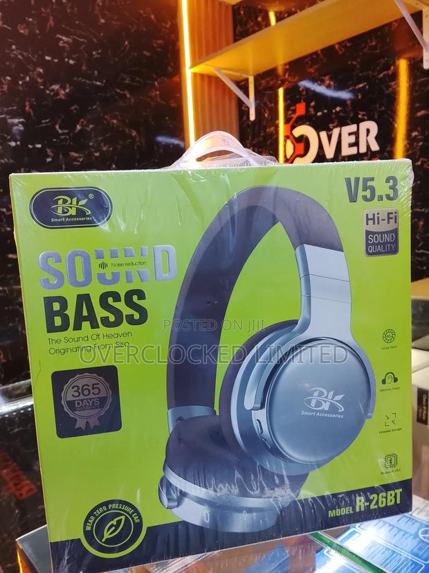 Bk Wireless, Rechargeable Headphones - thumbnail 2