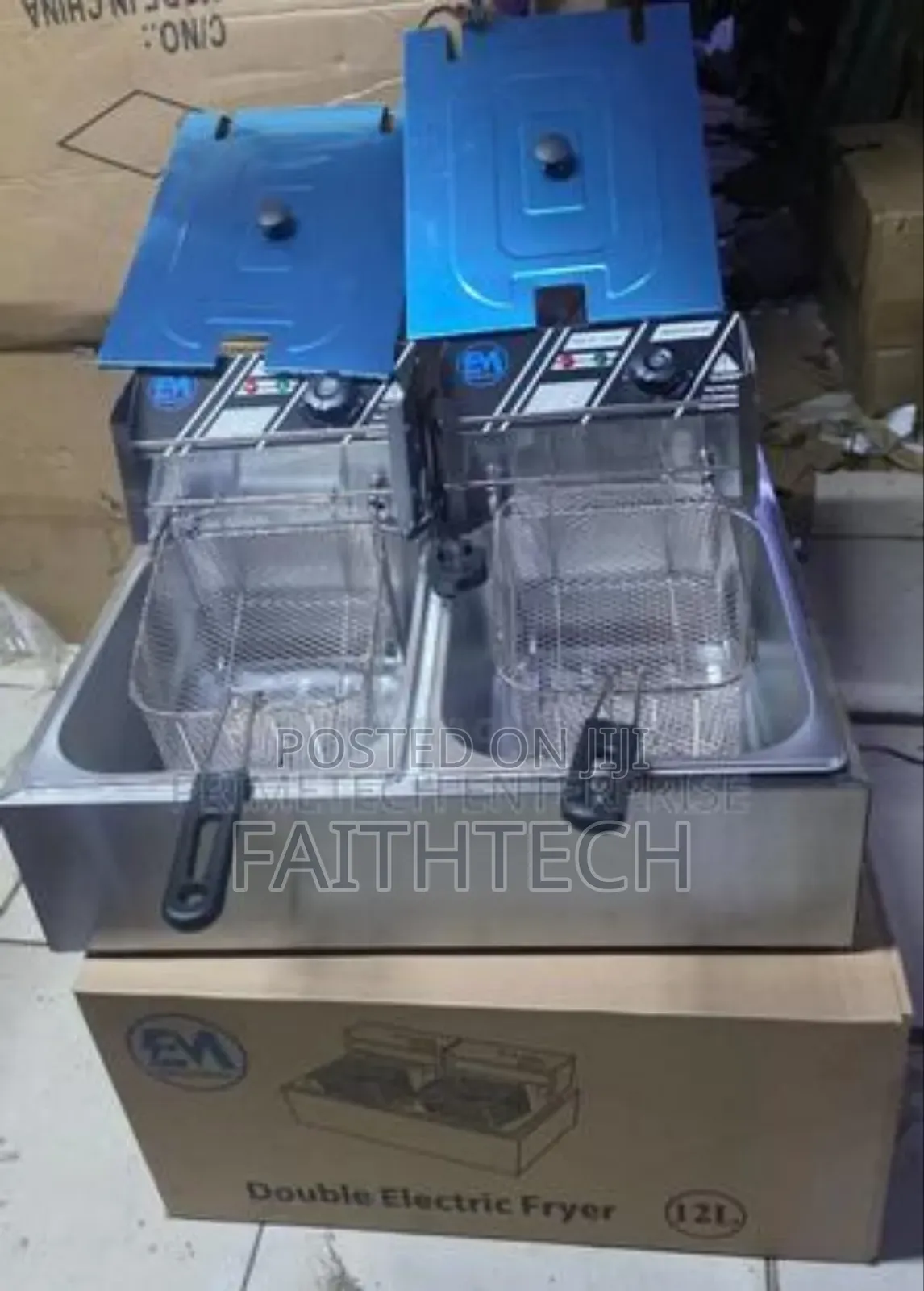Electromate Double Deep Frier Electromate