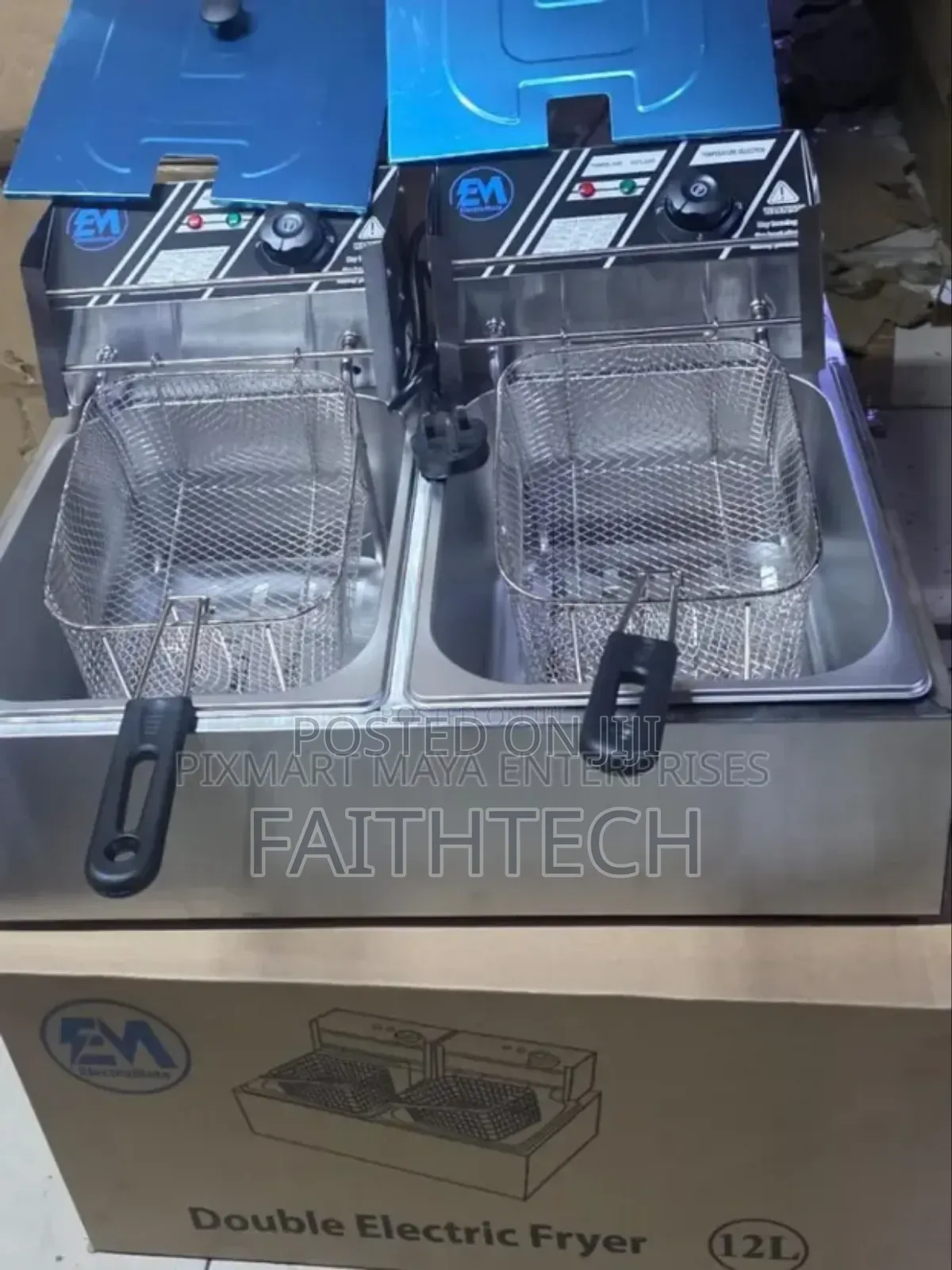Electromate Double Deep Frier Electromate
