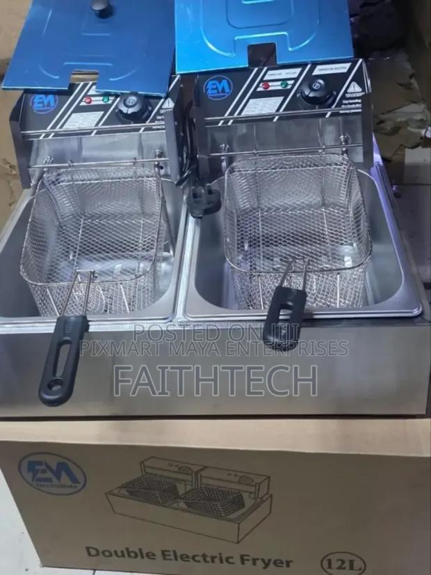 Electromate Double Deep Frier Electromate - thumbnail 3
