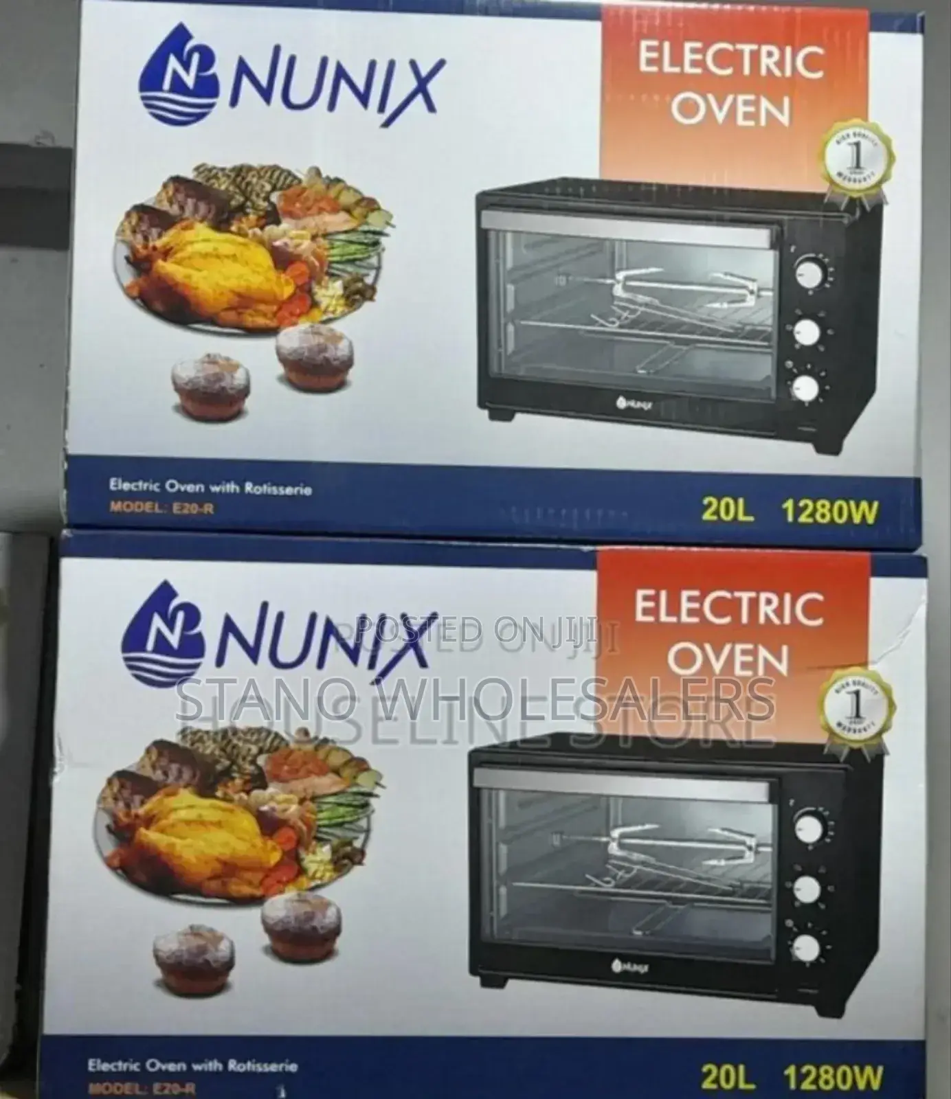 Restocked. Quality Nu#1 Nunix 20l Oven