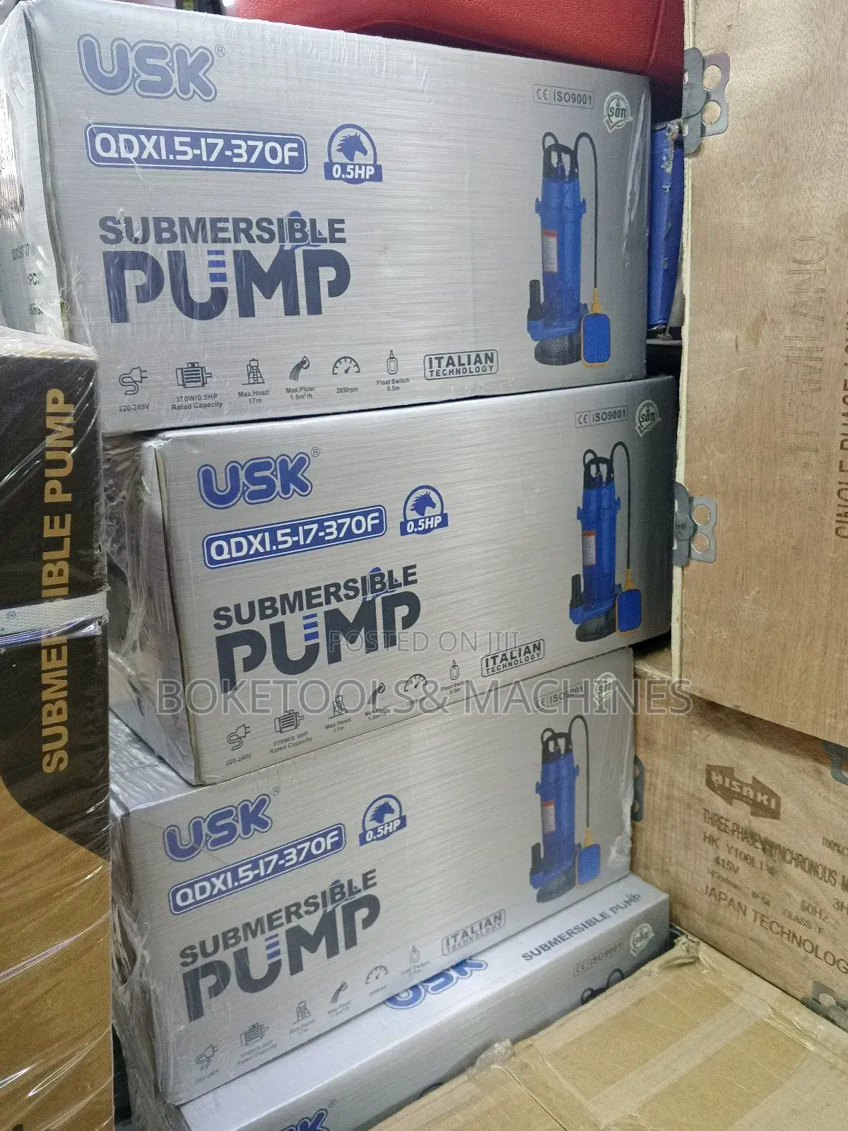Usk 0.5hp Submersible Well Pump