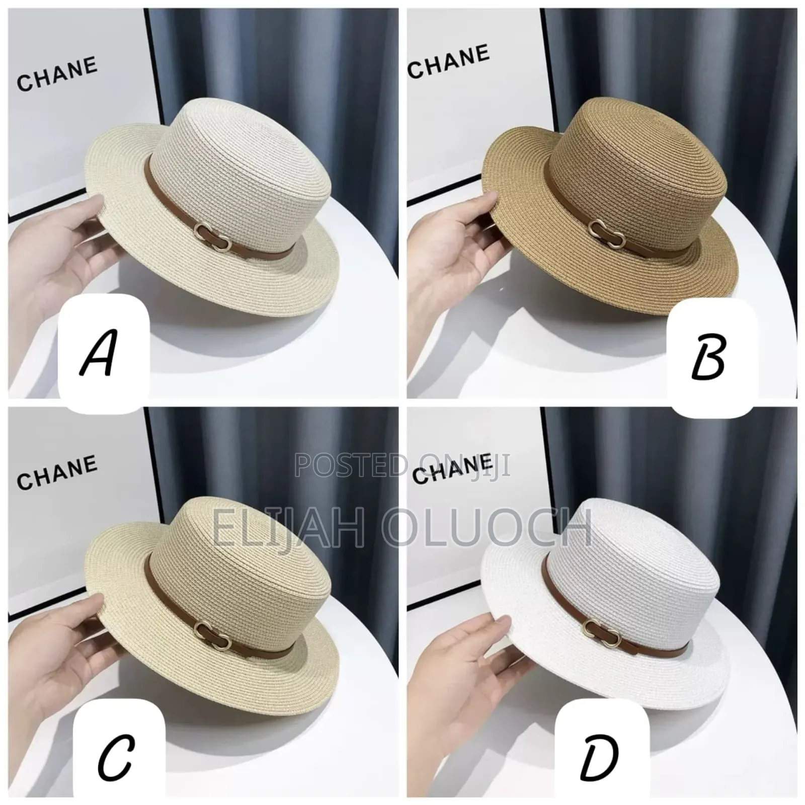 Summer Hat With Ribbon