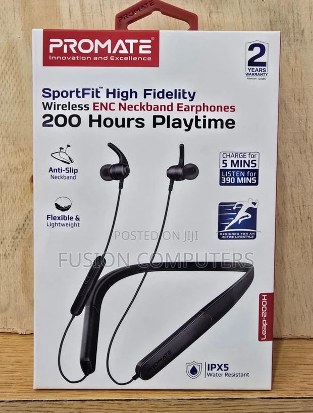 Promate Leap-200h Wireless Neckband Earphones