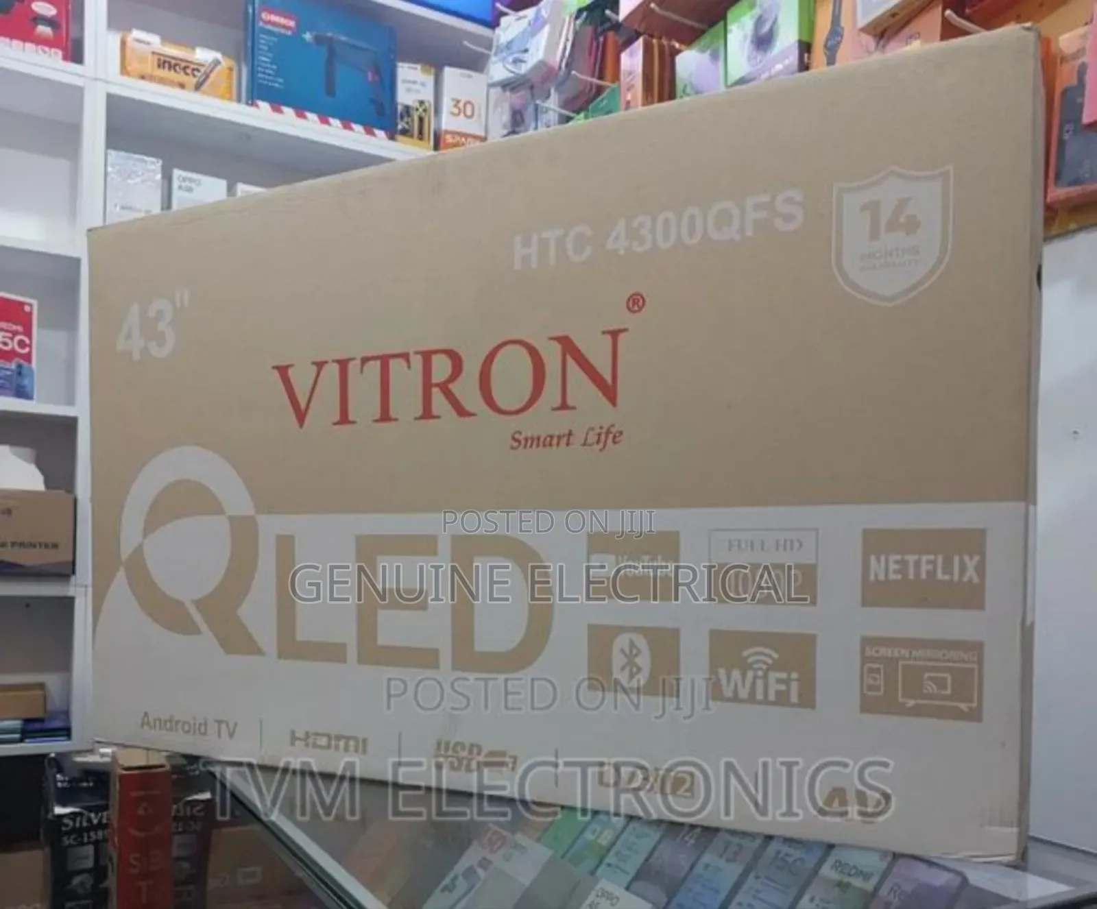 Vitron 43" Qled Smart Tv
