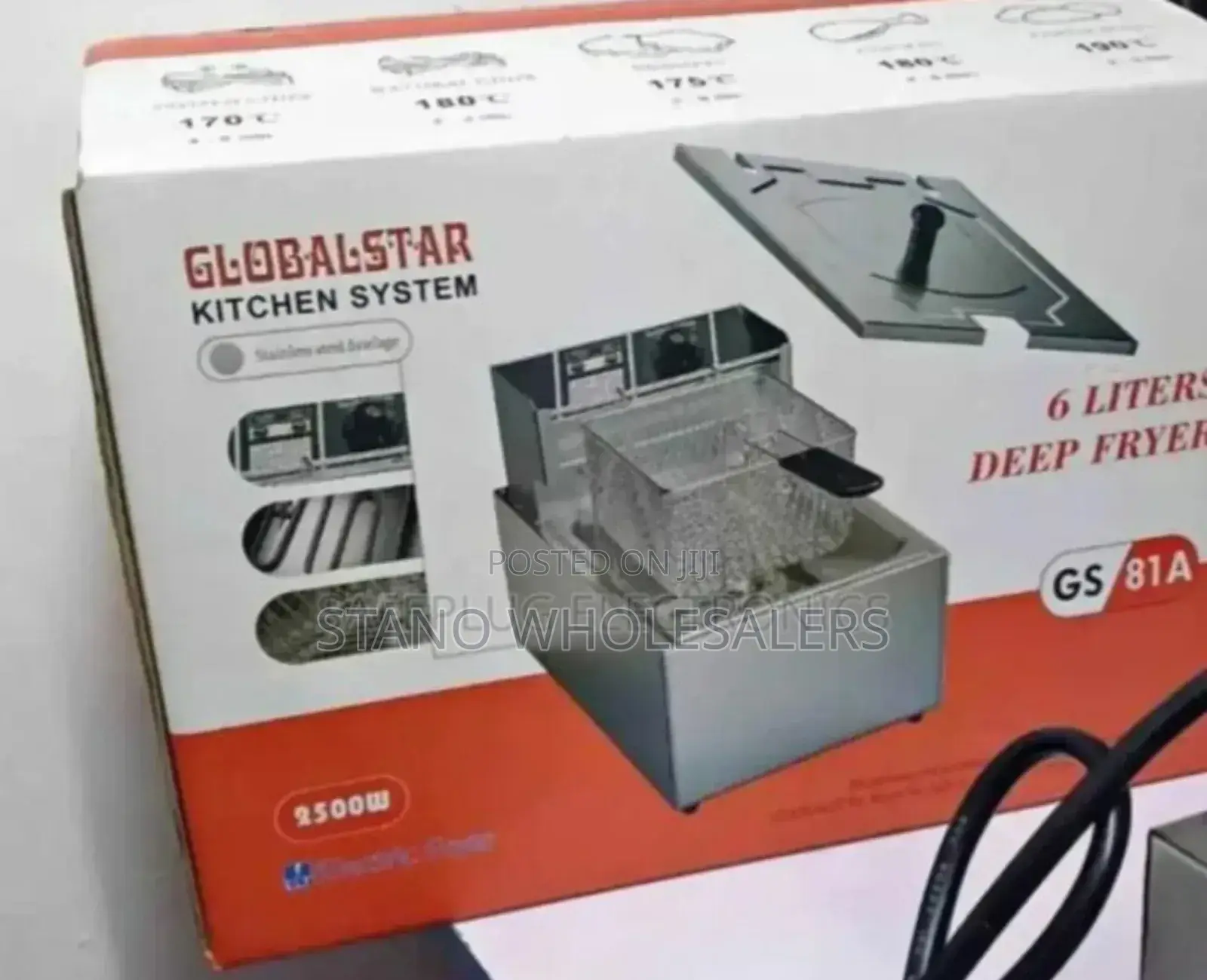 Pay On Delivery - Original Globe 6l Deep Frier. Chips Frier