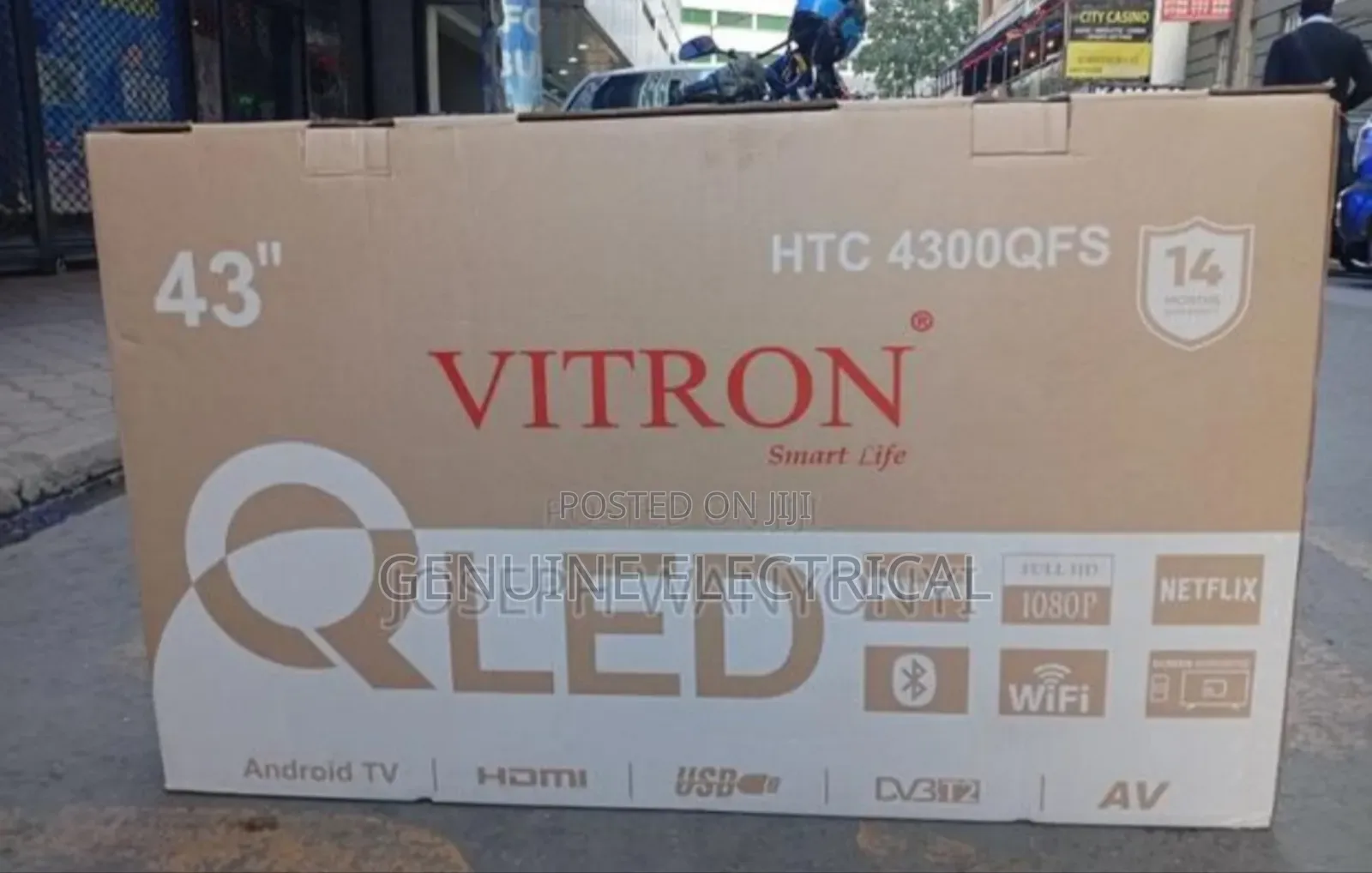 Vitron 43" Qled Smart Tv