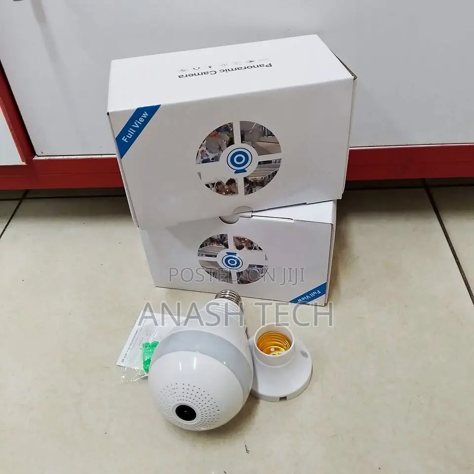 Durable360°Panoramic Bulb CCTV Wireless Security Camera