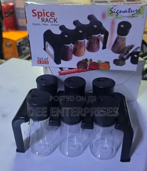 Spice Rack 6 PCS With Stand