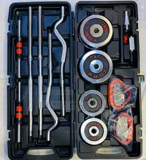 Heavy-Duty 58kg Dumbbells Pair
