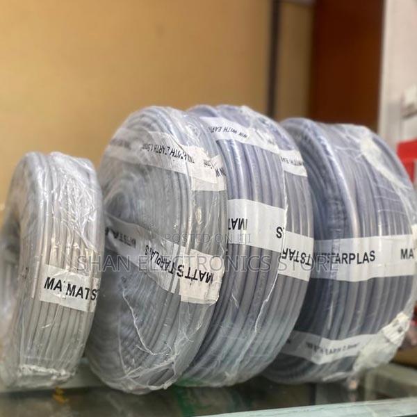 Matstar Cable 2.5mm Twin With Earth Electric Wire Cable,90 Meters
