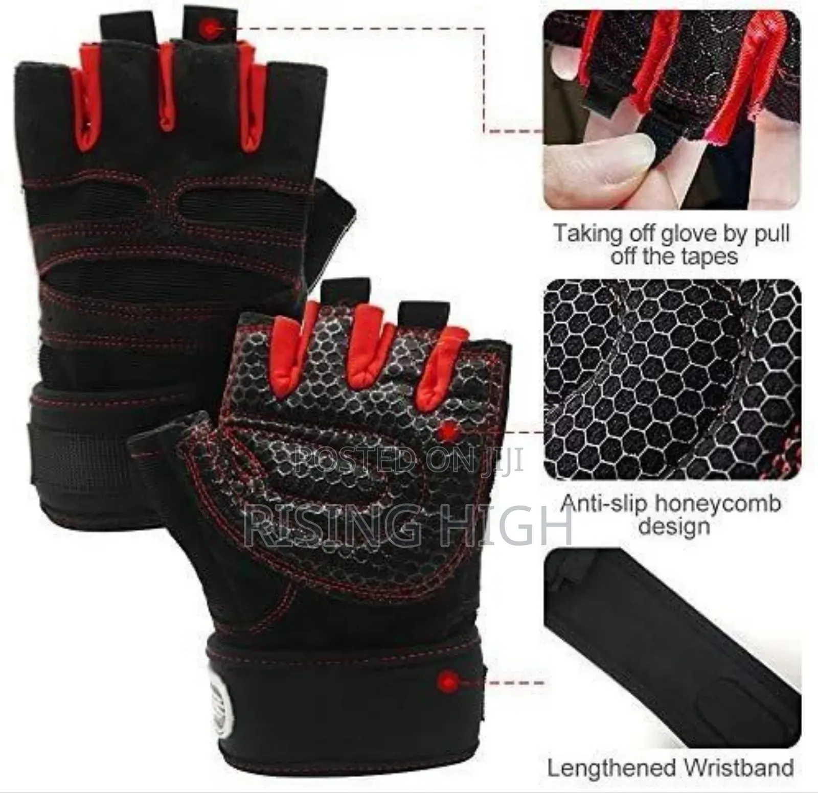 Professional Gym Gloves – All Sizes
