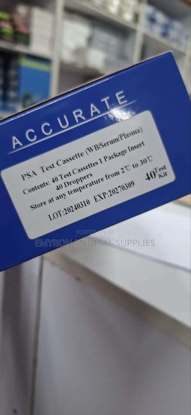 Psa Cassette Test Kit