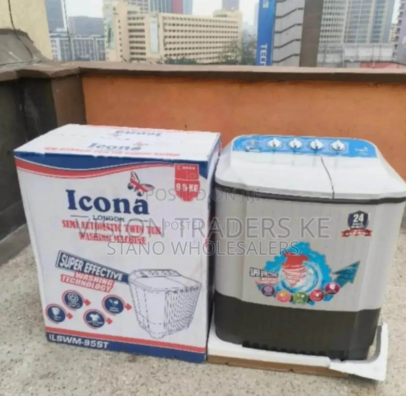 Semi Automatic Icona 9kgs Washing Machine