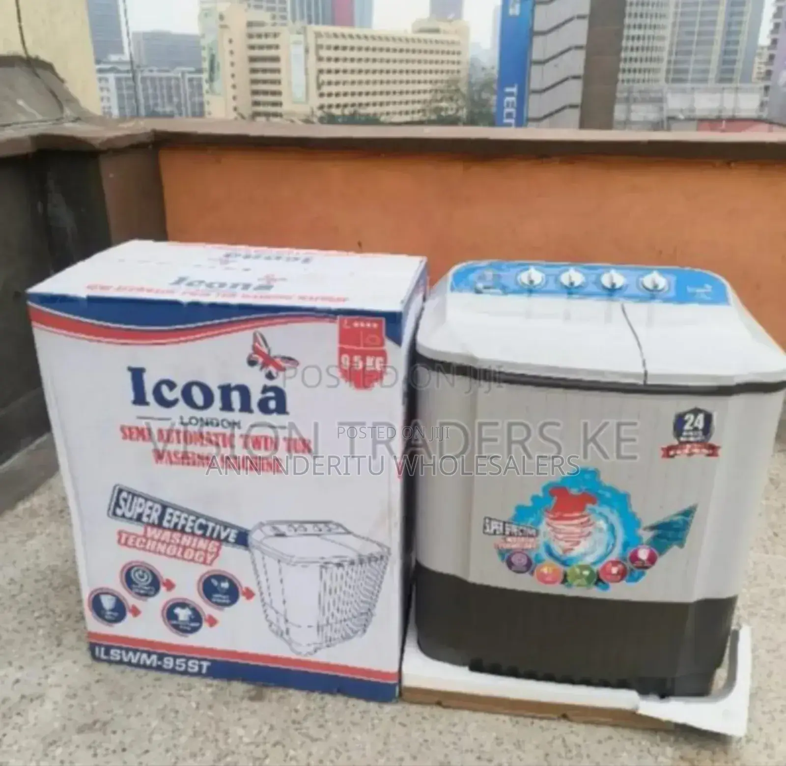 Semi Automatic Icona 9kgs Washing Machine