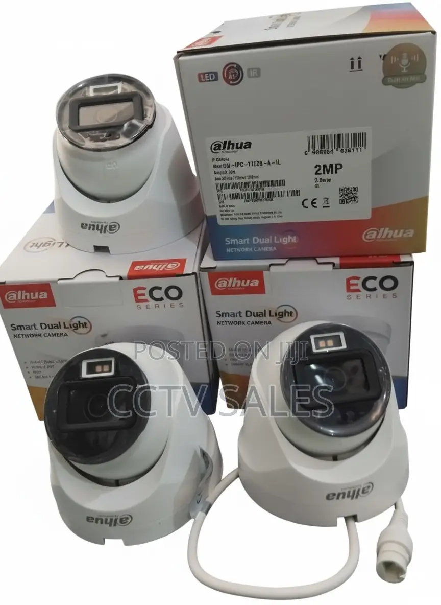 Wired Dahua Dome CCTV Eco Series Camera