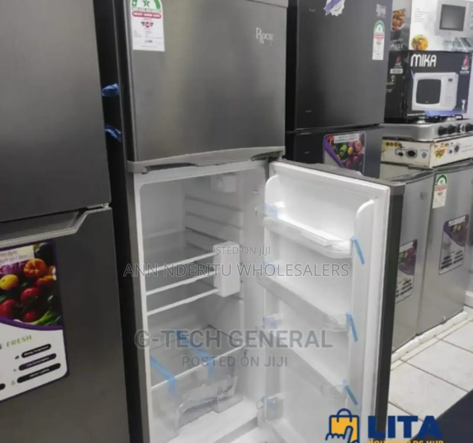 Commercial Big- Roch 170litres Fridge. Top Freezer