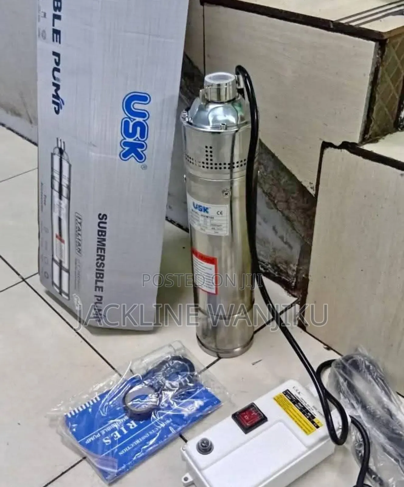 Heavy Duty 1hp Electric Submersible Water Pump (4skm100)