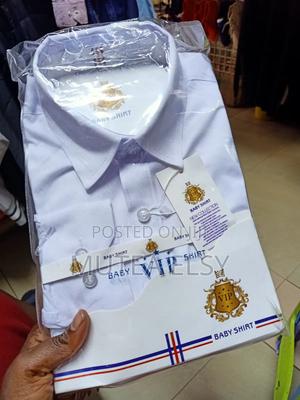 High Quality White Kids Official Shirts - main view