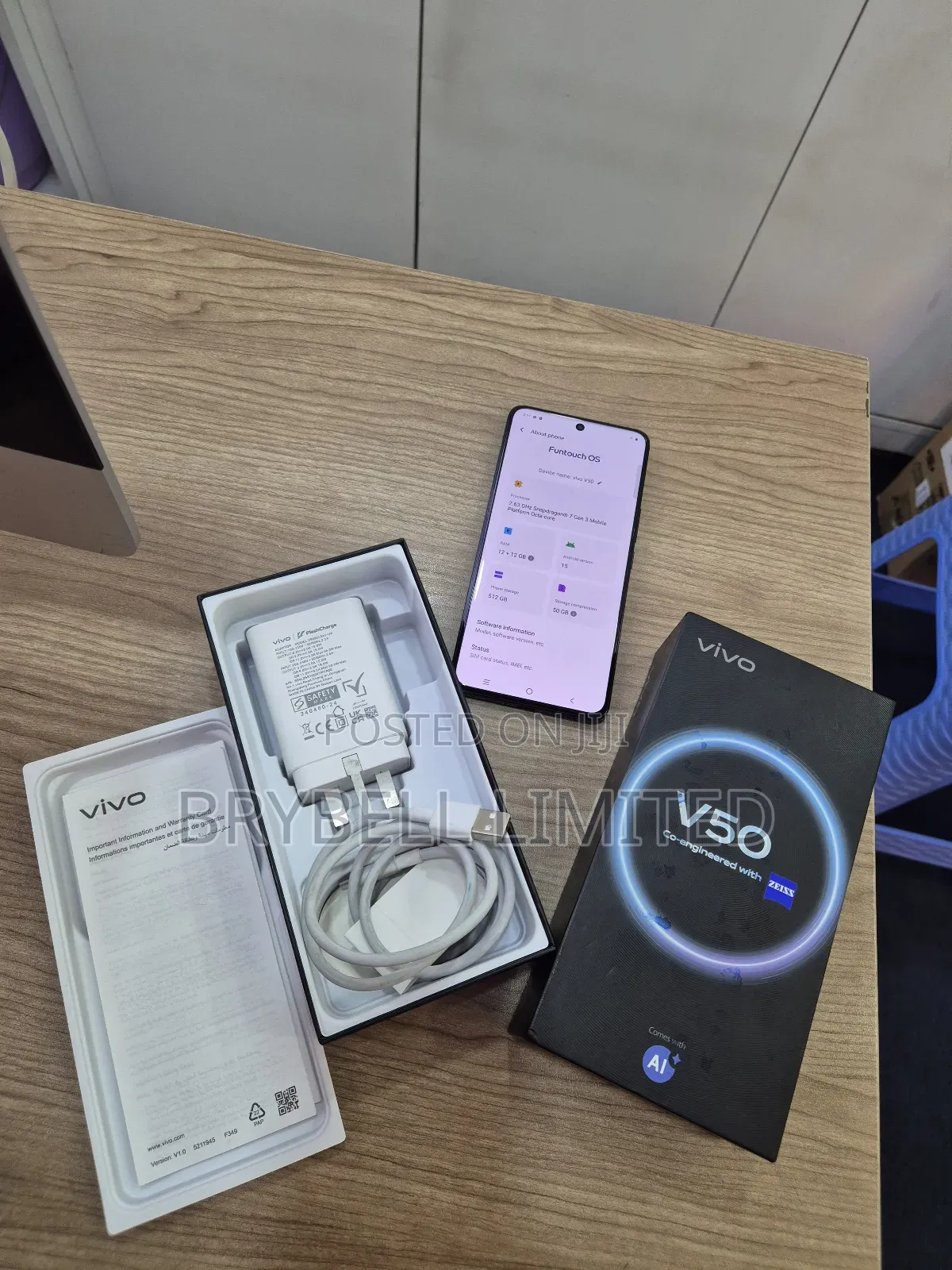 Vivo V50 512 GB Blue