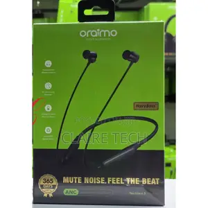 Oraimo *Necklace 5* Oeb-611 Anc *40hrs Playtime* Neckband