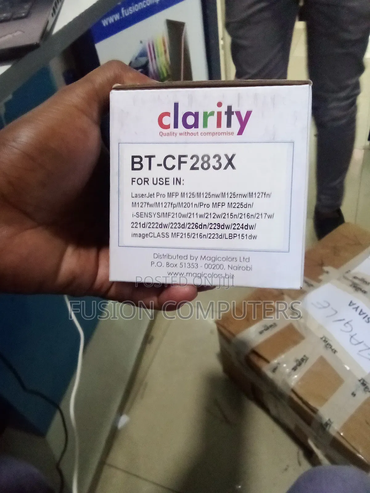 Clarity Compatible Hp Cf283x (Hp 83x) Black Toner / Drum Cartridge