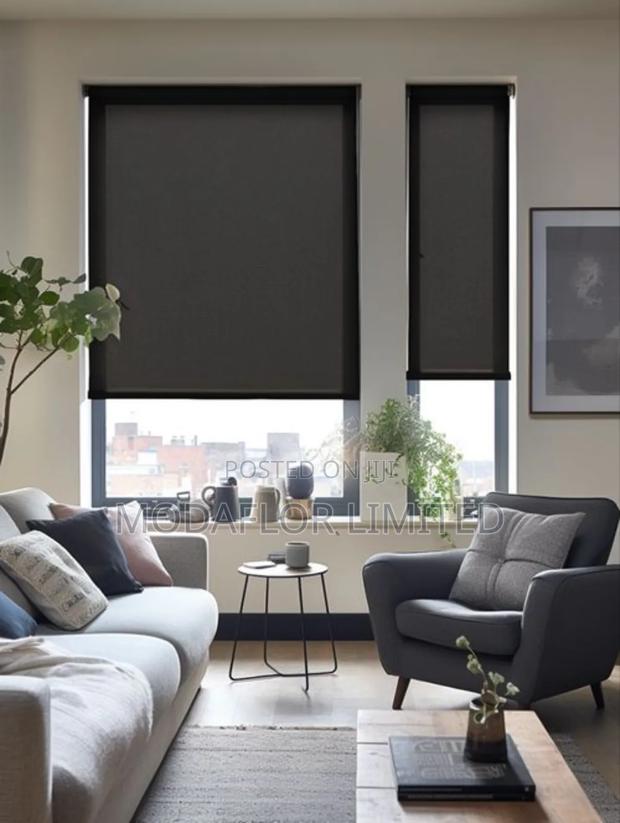 Modern Office Blackout Roller Blinds – Sleek Professional - main view