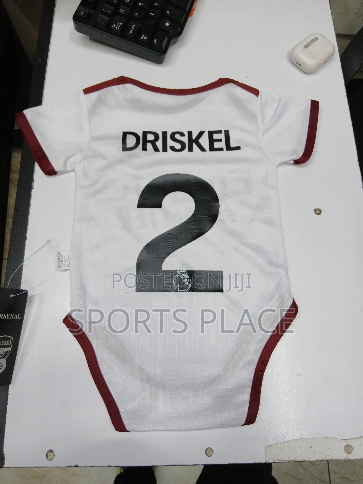 Arsenal 3rd Kit White Baby Jersey - Rompers