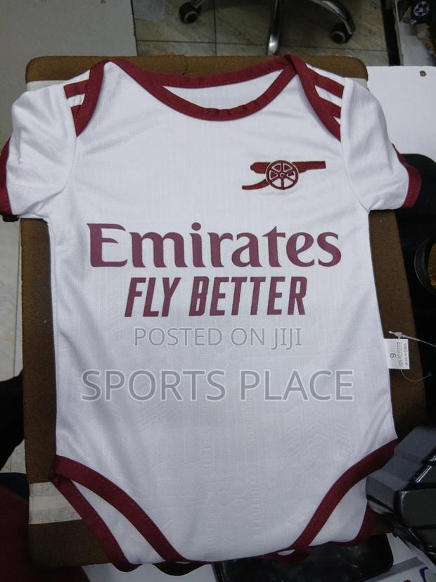 Arsenal 3rd Kit White Baby Jersey - Rompers - thumbnail 4