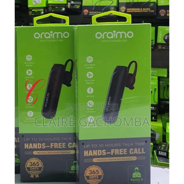 Oraimo Senior 2 Oeb-E38s Wireless Bluetooth Headset With Up to 10hrs - main view