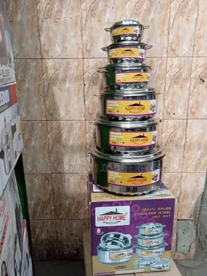 6 PCS Stainless Steel Hotpots