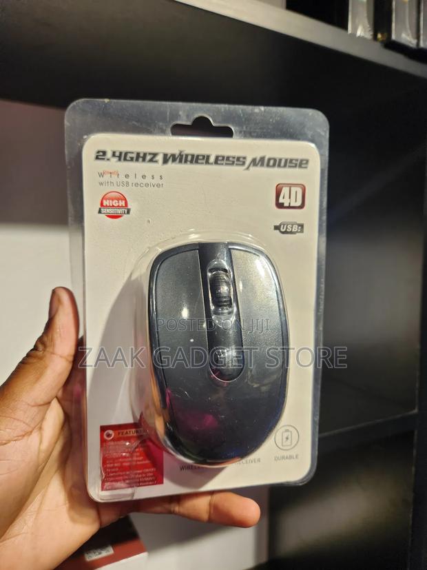 Wireless Rechargeable Mouse With Usb Receiver - thumbnail 3