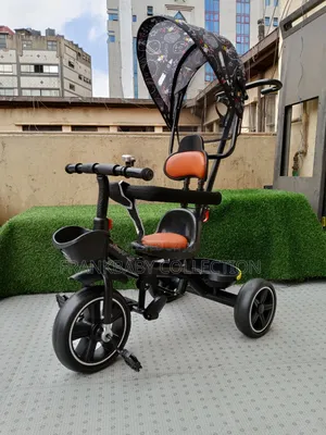 Kids Fun6. Tricycle /- Canopy /-Push Handle