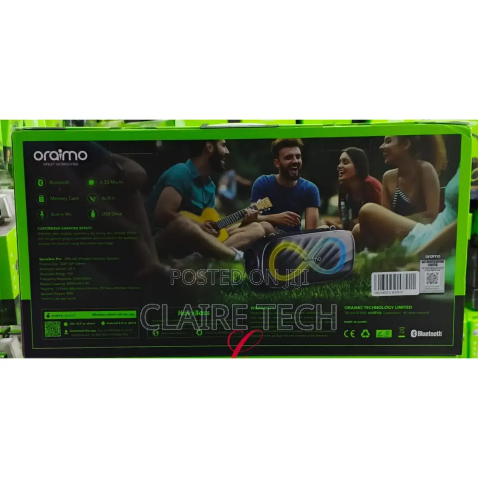 Oraimo Spacebox Pro Obs-682 *80w Supreme Loudness* 20hrs Playtime