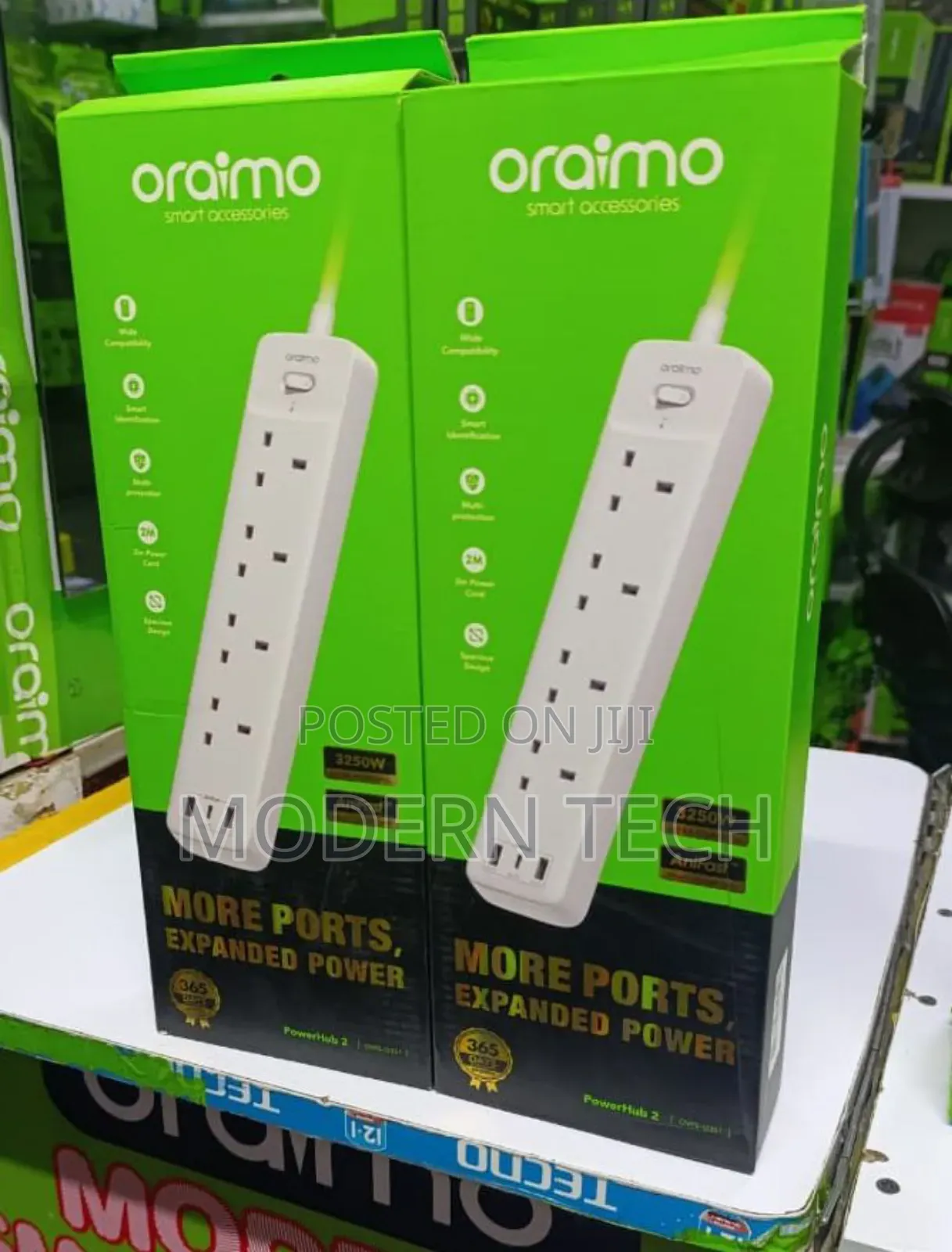 Oraimo Power Extension Ows-U351 7in 1 Charge Hub