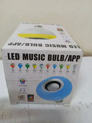 Led Music Bulb/App 7w. Bluetooth Bulb.