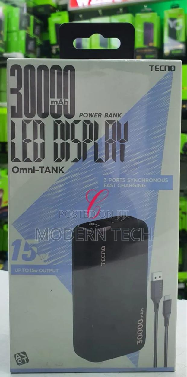 Tecno Omni Tank Powerbank 30000mah