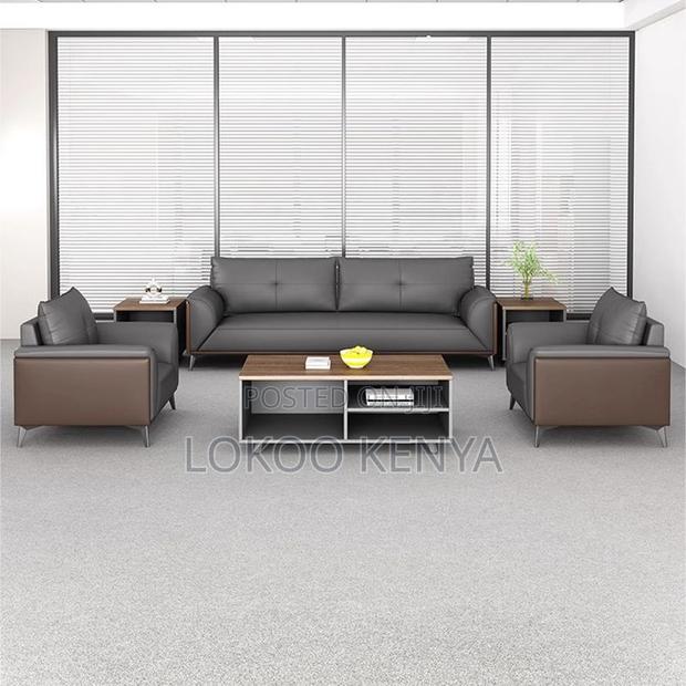 Office Cabinet : Modern Office Sitting Sofa – 5 Seater