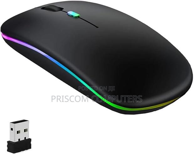 Hp Mouse W10 Dual Mouse Wireless Bluetooth RGB for Macbook, Laptop, Pc - thumbnail 2