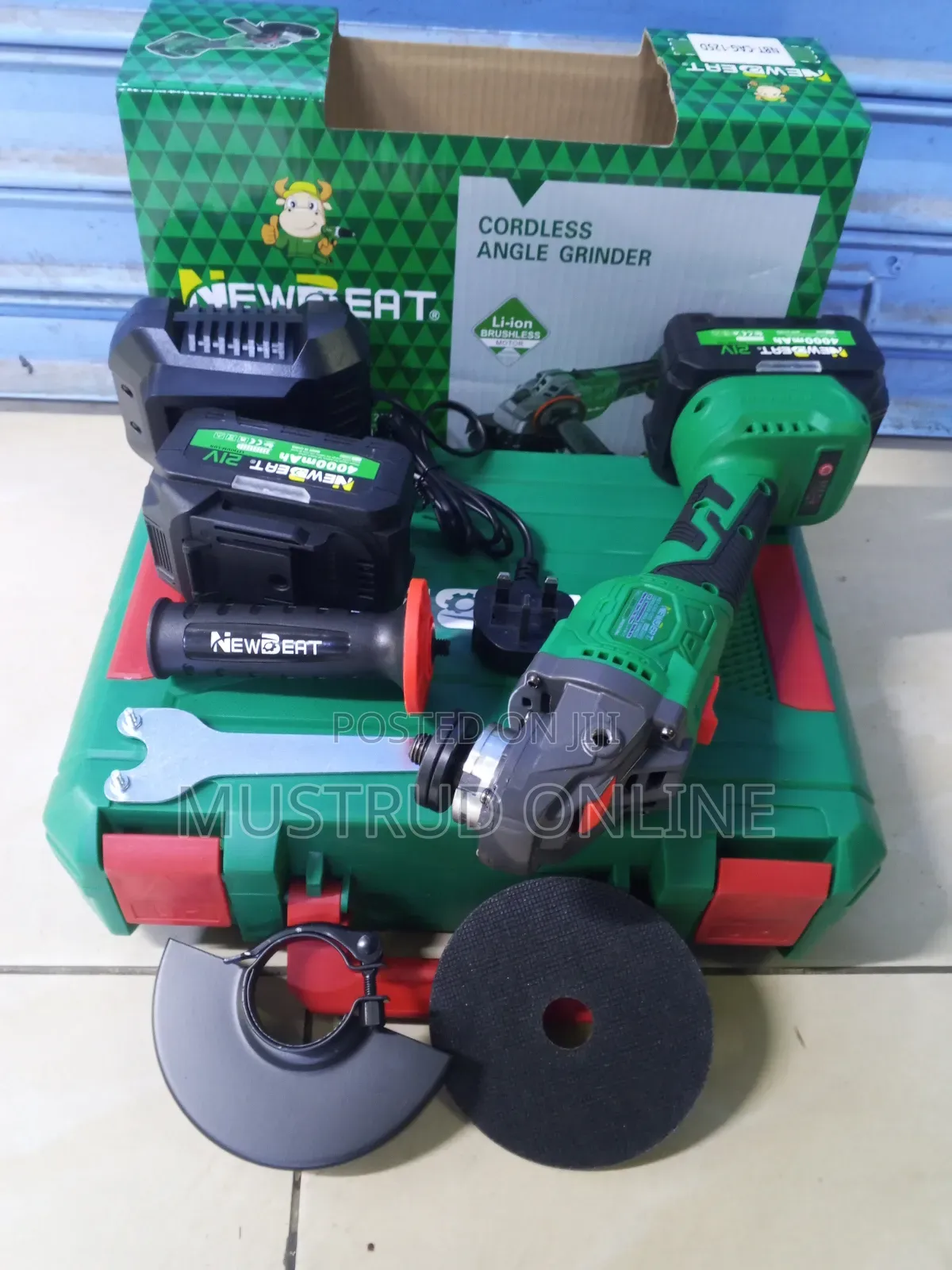 New Beat Cordless Angle Grinder