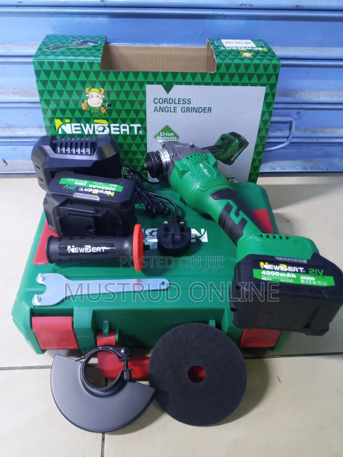 New Beat Cordless Angle Grinder