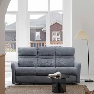 Home Sofa; 3-Seater Ergonomic Recliner Couch With Adjustable Backrest